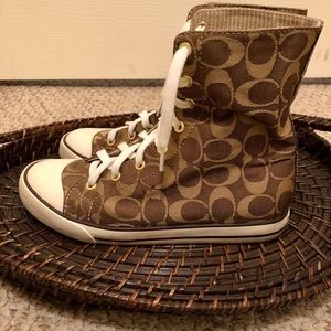 Coach Bonney High Top Sneakers Size 8